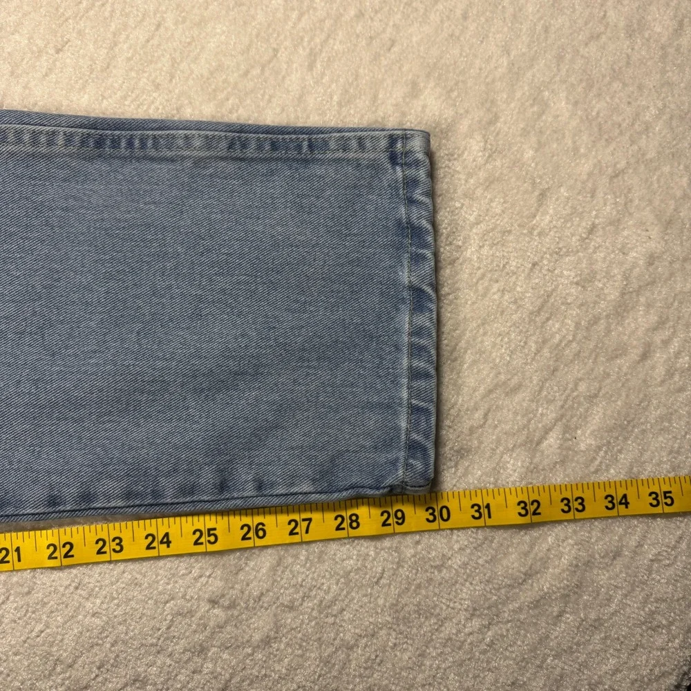 Wrangler Rugged Wear Mens Light Wash Straight Leg Denim Jeans Size 32 x 30‎